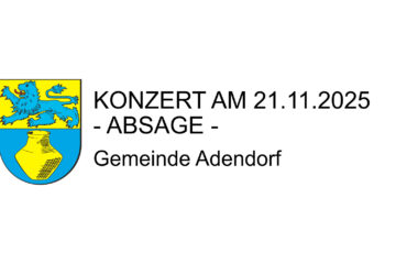 Konzertabsage
