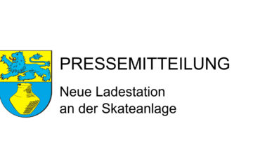 Pressemitteilung: Neue Ladestation an der Skateanlage