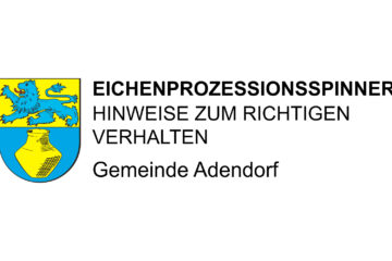 Eichenprozessionsspinner - Hinweise zum richtigen Verhalten