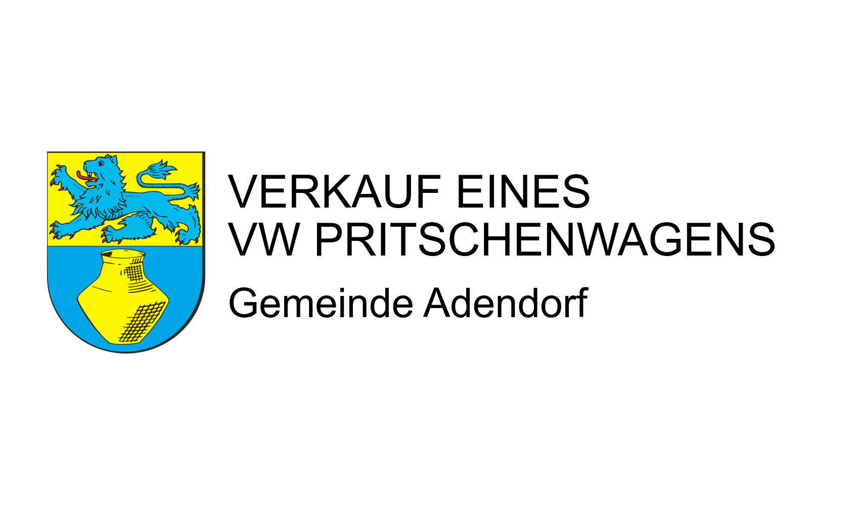 Verkauf eines VW Pritschenwagens